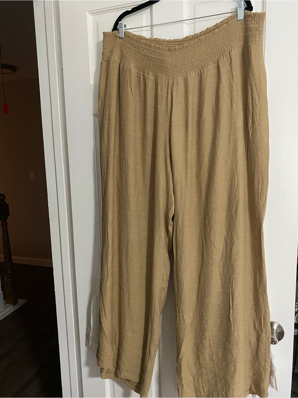 Plus Sportswear Burlap Textured Plus Size Skirt - Burlap size 22-24